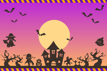 ハロウィン背景②