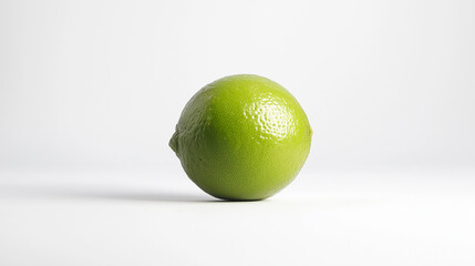 lemon and lime, lime isolated on white, lime closeup, food photo