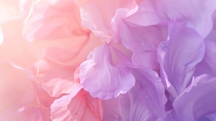 Fototapeta premium Soft Pastel Flower Petals