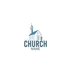 Fototapeta premium vector church logo, building, unique, simple, eps 10