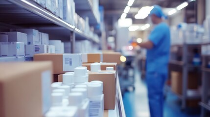 Healthcare logistics and medical supplies, with temperature-controlled packaging and precision tracking for delivering vital medicine