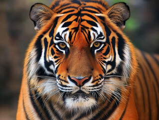 Obraz premium A tiger with front face
