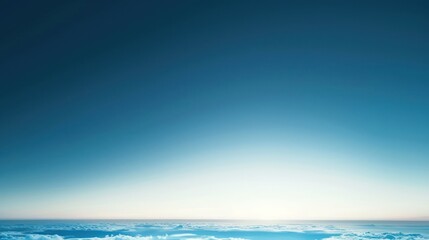 Fototapeta premium Sunrise Over Clouds