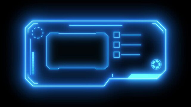 hologram blue hologram hologram screen hologram technology animated display 4k alpha looping floating hologram