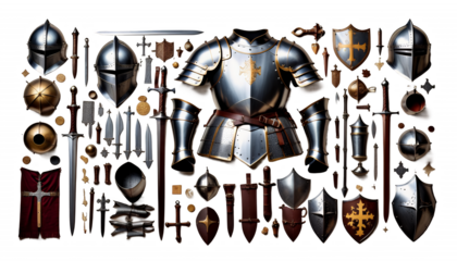  knight olated armor medieval knight metal ancient armoring isolated mediaeval protection steel warrior sword battle war old helmet weapon antique iron soldier vintage suit heavy man military