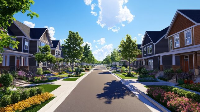 Development in suburban town centers
