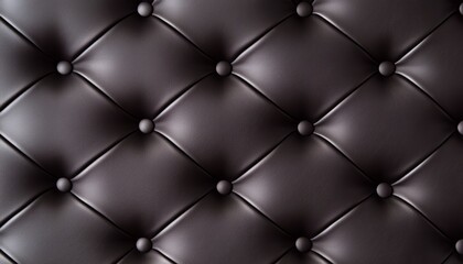An intricate pattern of quilted leather upholstery with detailed stitching, symbolizing high-end design.