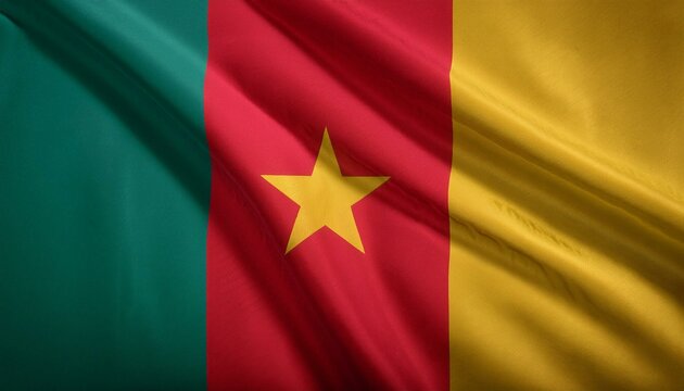 カメルーンの国旗(waving national flag of Cameroon.)
- Powered by Adobe