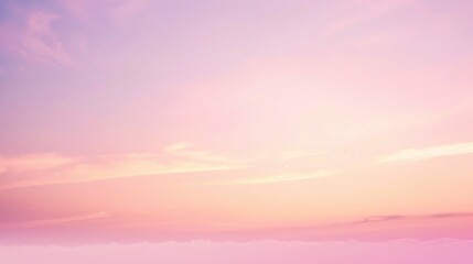 Fototapeta premium Pink and Orange Sunset Sky