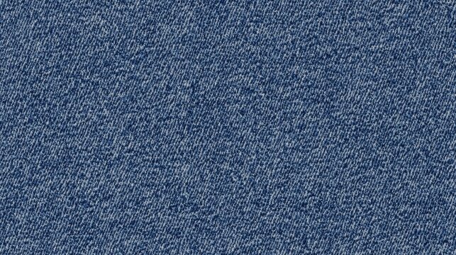 Fototapeta Seamless texture of blue denim cotton jeans fabric for background and wallpaper