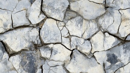 Obraz premium Cracked stone texture resulting from natural elements
