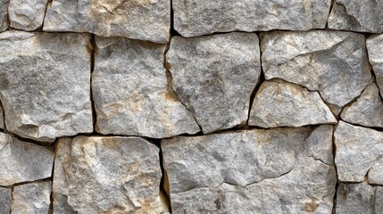 Obraz premium Weathered granite slabs forming a textured stone wall background