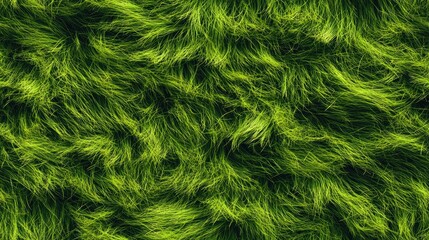 Obraz premium Vibrant green grass texture background