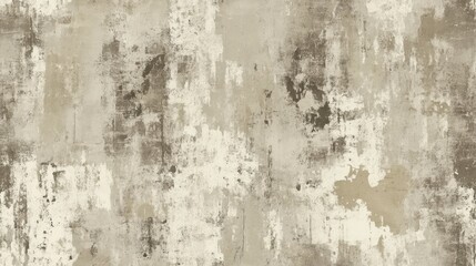 Obraz premium Seamless neutral tan and white distressed grunge surface pattern design for print High quality illustration featuring a textured textile repeat print swatch Aged gray abstract illustration with a