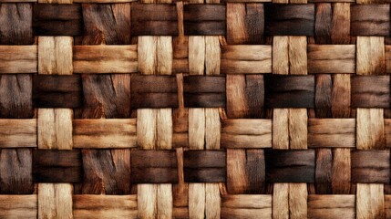 Fototapeta premium Seamless woven pattern backdrop for design and decoration