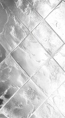 Obraz premium Abstract silver tile background with a textured surface and geometrical patterns, perfect for design projects and creative artworks.