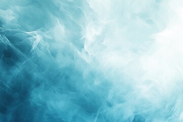 Abstract blue and white smoke or fog texture, creating a tranquil and calming atmosphere suitable for various creative applications.