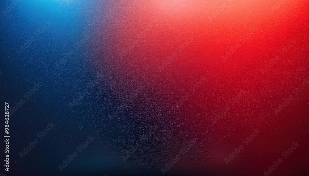 Aufkleber Vibrant Gradient Texture: Smooth Blue to Red Transition Background with Subtle Grainy Surface for Digital Projects Branding and Graphic Design Retro Noise Banner Texture Web Copy Space Postes Backdrop