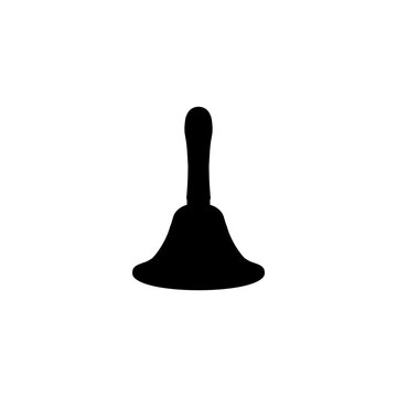 recommend clip art: Silhouette of the Hand Ringing Bell, Flat Style, can use for Pictogram, Apps, Website, Logo, Art Illustration, of Graphic Design Element. Vector Illustration