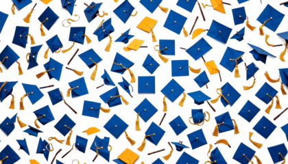  students cheerful throwing graduation caps graduation university student mortarboard education college students cap diploma throwing hat people tossing celebration success cheerful teenage happiness