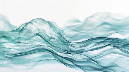 flowing water with soft, pastel blue and green tones