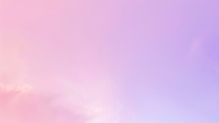 Soft Pink and Purple Sky