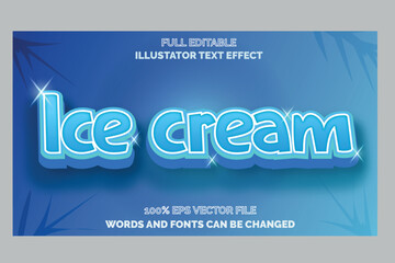 ice cream Text Effect top 10 template editable text effect