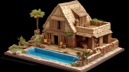 miniature world, generative AI