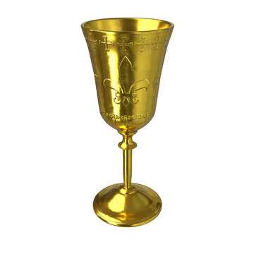 Golden goblet