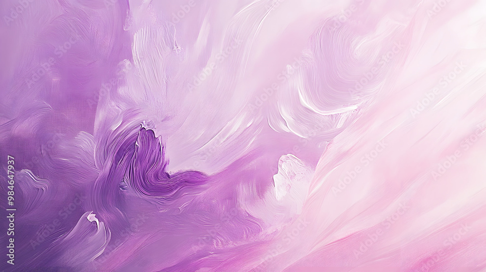 Canvas Prints Abstract painting in pastel purple, ideal as wallpaper or an art print option