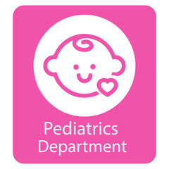 pediatrics department sign in hospital.