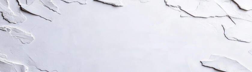 Obraz premium The smooth white wall background with a seamless, clean surface Soft natural lighting enhances the minimalist aesthetic, ideal for modern design or photography use