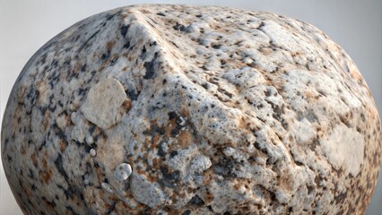 Close-up of textured stone with unique patterns and natural characteristics
