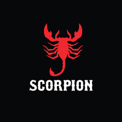 scorpion tattoo design vector artwork illustration

