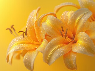 orange lily flower