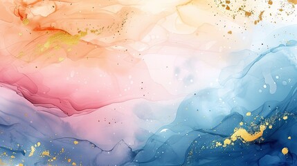 Fototapeta premium dynamic abstract watercolor background featuring swirling patterns.
