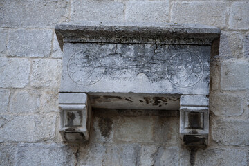 Sant Feliu de Girona, Sarcophagus of the Sitjar family, Girona, Catalonia, Spain