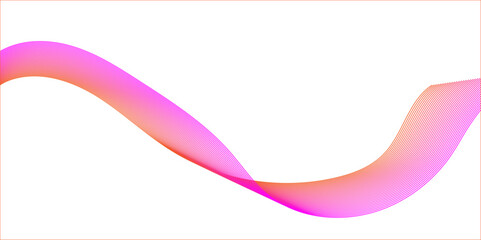 Abstract lines colors design element on white background of waves. Vector Illustration eps 10 for grunge elegant business card, print brochure, flyer, banners, cover book, label, fabric