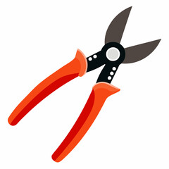 Pruning Shears Vector Illustration on White Background | SVG & Cricut Files for Cut Design