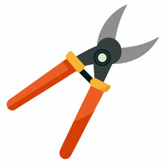 Pruning Shears Vector Illustration on White Background | SVG & Cricut Files for Cut Design