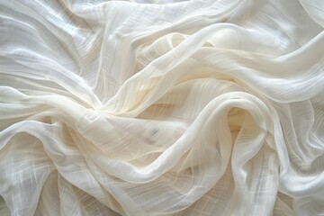 Obraz premium vintage white cloth textured background