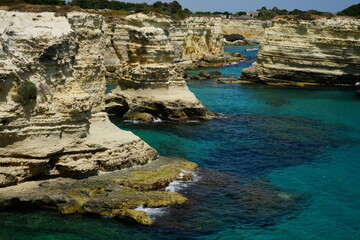 Sant'Andrea stacks, Otranto, Puglia, Italy