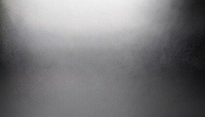 Fototapeta premium Close-up of Frosted Textured Glass Panel with Soft Light Reflection Creating a Smooth Gradient and Subtle Diagonal Patterns in Silver and Gray Tones, Ideal for Modern Design or Abstract Background