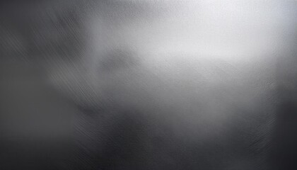 Obraz premium Close-up of Frosted Textured Glass Panel with Soft Light Reflection Creating a Smooth Gradient and Subtle Diagonal Patterns in Silver and Gray Tones, Ideal for Modern Design or Abstract Background
