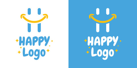 Happy logo template