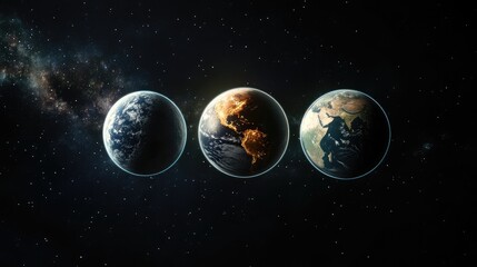 earth in space