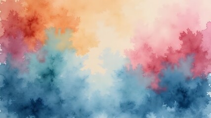 Fototapeta premium abstract watercolor background with watercolor splashes