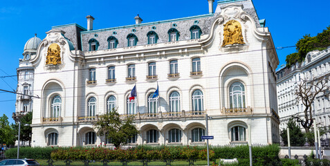 Embassy of France building in Vienna, Austria