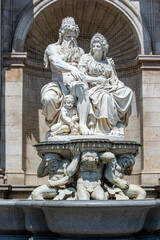 Vienna State Opera house. The historic opera house is a symbol and landmark of the city of Vienna, Austria