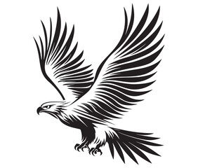  Flying eagle vector illustration